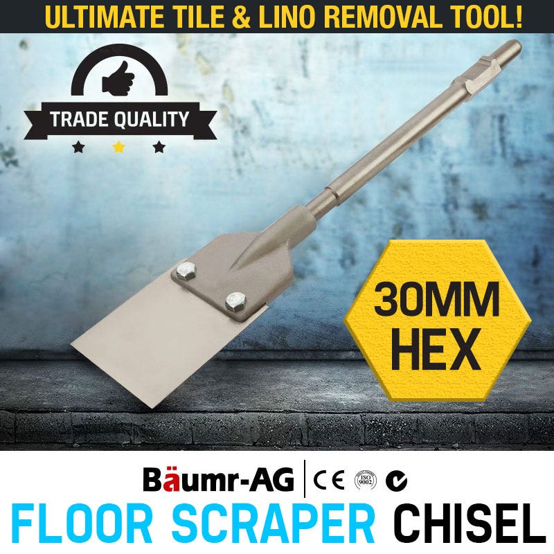 Baumr-AG JackHammer Chisel Floor Scraper Jack Hammer Flexible Tile Lifter 